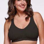 Medvilninė Juoda Liemenėlė