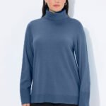 Ulla Popken Megztinis Aukštu Kaklu