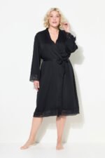 juodas moteriskas chalatas kimono