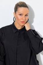 juodi oversize moteriski marskiniai