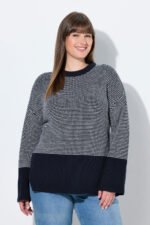 ekologiskos medvilnes megztinis moterims dvieju spalvu