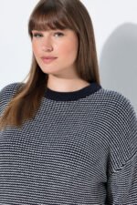 ekologiskos medvilnes megztinis moterims dvieju spalvu