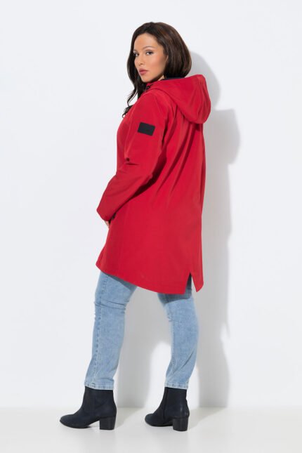 raudona neperslampanti striuke su flisiniu pamusalu moterims