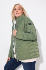 zalsva dygsniuota striuke moterims didelis dydis