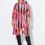 viskozes spalvinga suknele