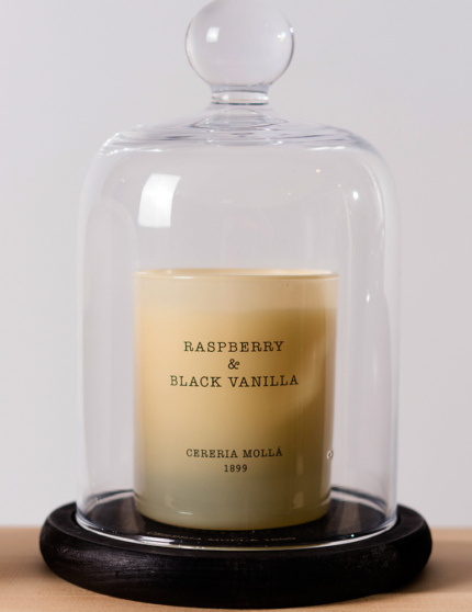 CERERIA MOLLA žvakė „Raspberry & Black Vanilla“, 230 g.