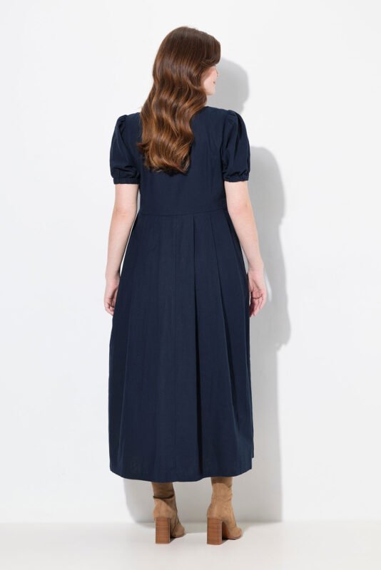 tamsiai melyna sagomis uzsagstoma maxi suknele