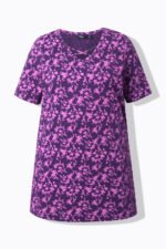 ilgi violetiniai marskineliai moterims