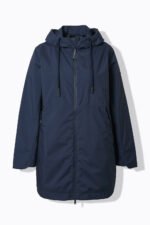 demisezonine striuke lietpaltis moterims