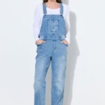 dzinsinis kombinezonas moterims