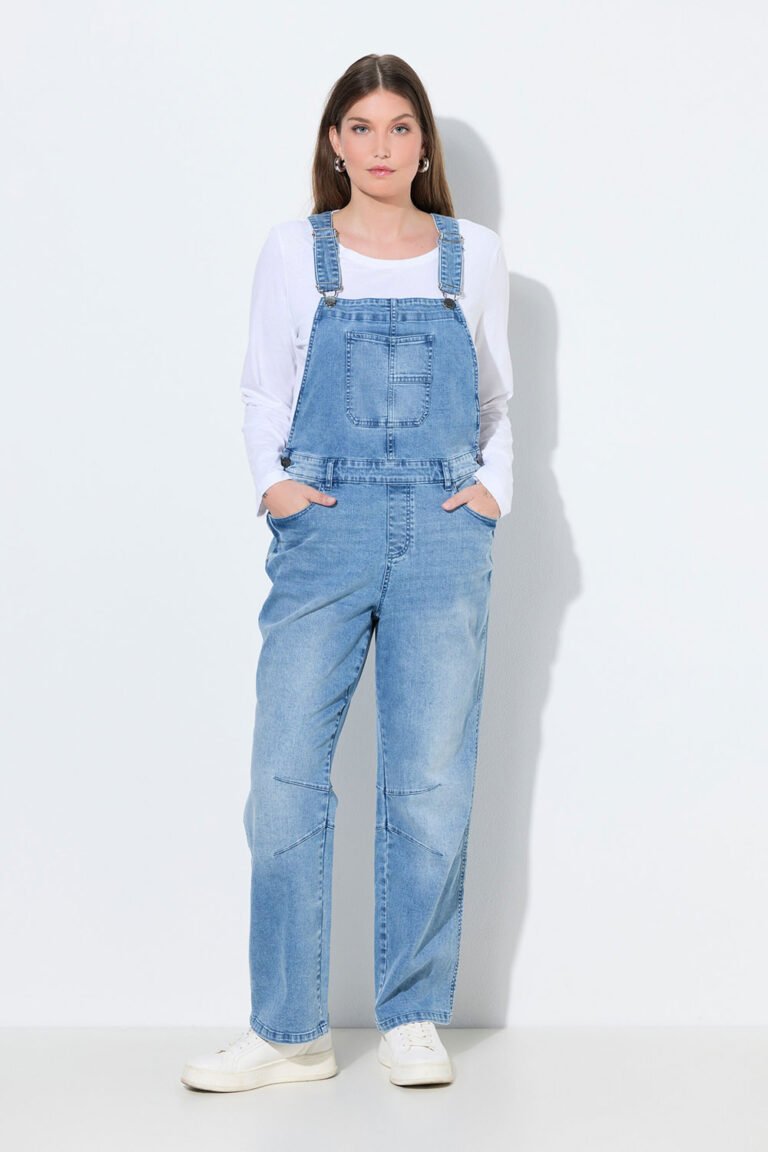 dzinsinis kombinezonas moterims