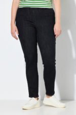 juodos blukintos moteriskos dzinsines tampres