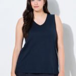 juodi eco medvilnes berankoviai marskineliai moterims