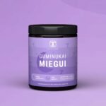 Guminukai miegui (su melatoninu) 60 guminuku
