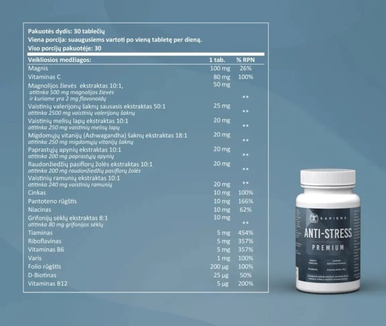 Anti-Stress Premium 30 tableciu