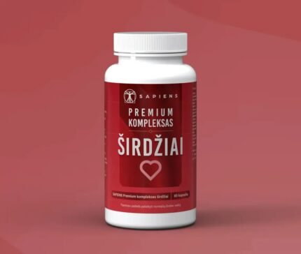 Premium kompleksas širdžiai 60 kapsuliu