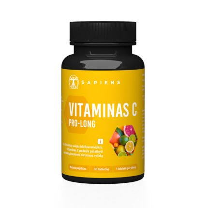 Vitaminas C PRO-LONG 30 tableciu