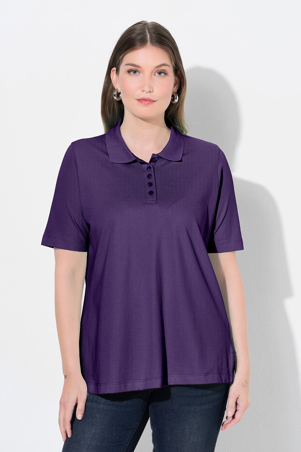 846106840_model_g_01 violetiniai polo marskineliai moterims dideli dydziai