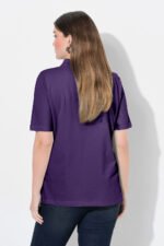 violetiniai polo marskineliai moterims dideli dydziai