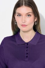 violetiniai polo marskineliai moterims dideli dydziai
