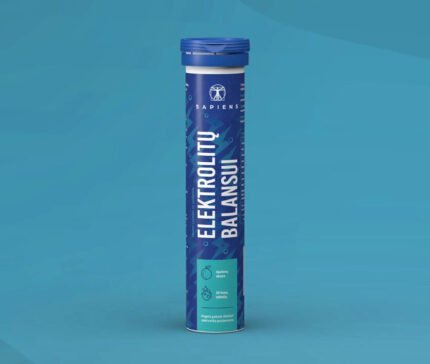 Elektrolitų Balansui, 20 tirpių tab.