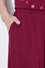 bordo spalvos moteriska pizama