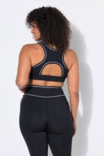 juoda sportine liemenele moterims sportui