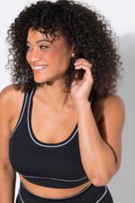 juoda sportine liemenele moterims sportui