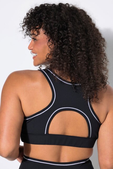 juoda sportine liemenele moterims sportui